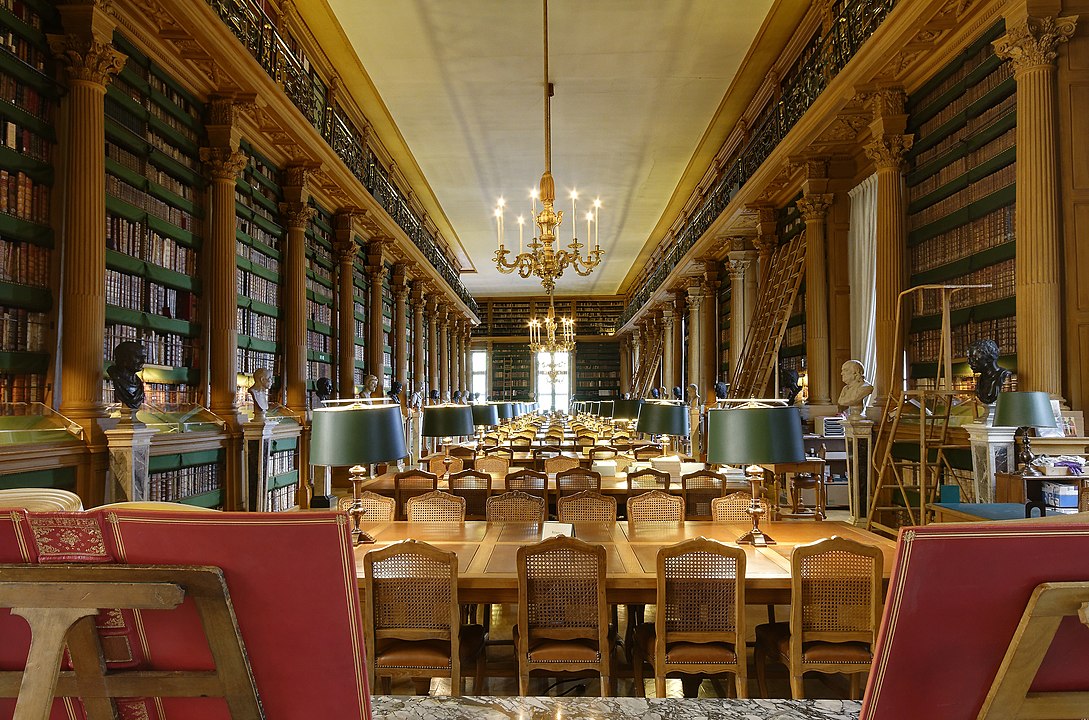 The Mazarine Library, Paris, which assigns ARKs under the NAAN 61562 (photo by Marie-Lan Nguyen).